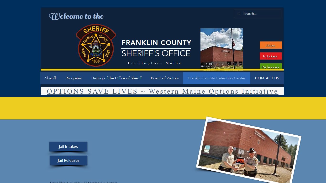 Franklin County Detention Center | franklincountyme-gov