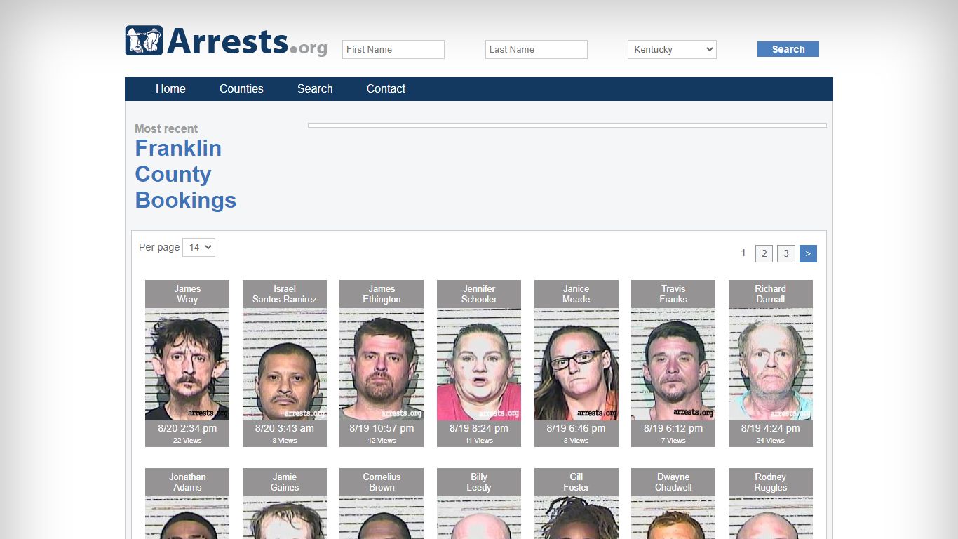 Franklin County Arrests and Inmate Search